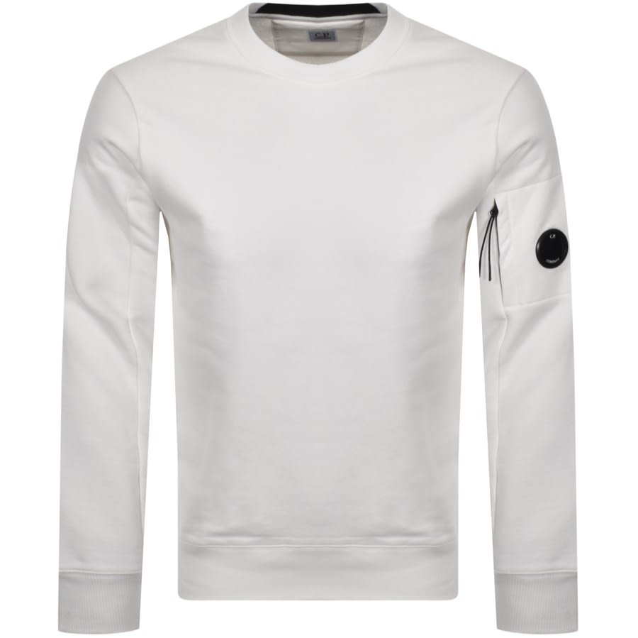 Alternative Image for ProductCP Company Crew Neck Sweatshirt White1